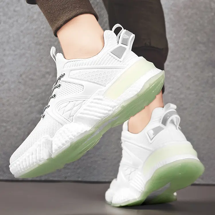 Customized Brand Anti-Slip Soft Comfy Zapatillas Sneakers Women Breathable Running Shoes Men New Modal