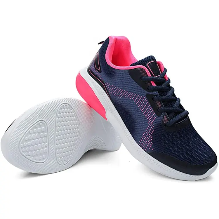 JIAN ER Footwear Factory Lace-up Custom LOGO Zapatillas de Mujer Sport Sneaker Running Shoes for Women