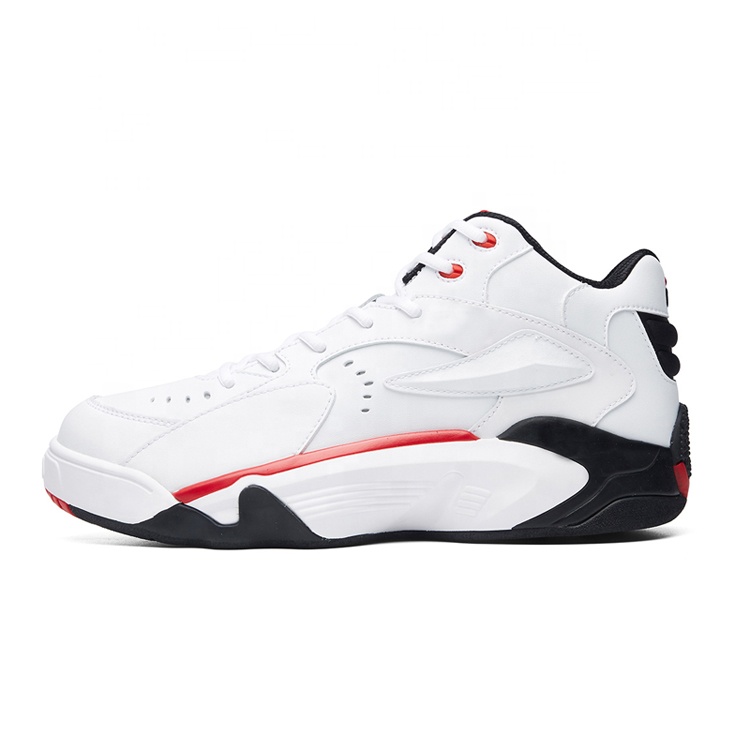 China Wholesale Fashion Shape High-top Ankle Professional Training Custom LOGO Design Make Your Own Men Basketball Shoes